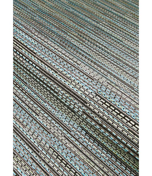 Couristan Monaco Larvotto 8' Runner Blue/Multi Area Rug