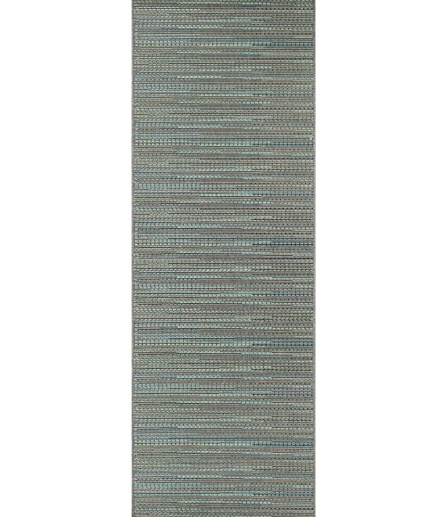 Couristan Monaco Larvotto 5' x 8' Blue/Multi Area Rug