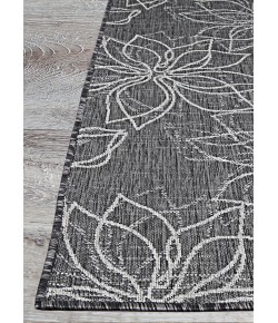 Couristan Charm Botanical Ash Area Rug 6 ft. 6 in. X 6 ft. 6 in. Round