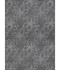 Charm Area Rug Couristan Charm Botanical 8' Round Ash Area Rug