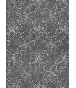 Couristan Charm Botanical Ash Area Rug 7 ft. 10 in. X 7 ft. 10 in. Round