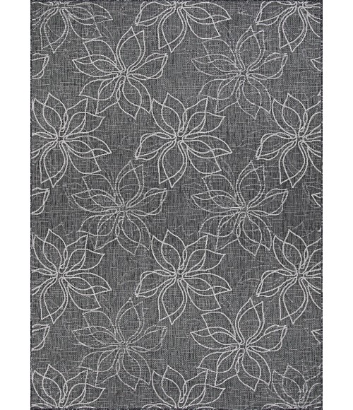 Charm Area Rug Couristan Charm Botanical 8' Round Ash Area Rug