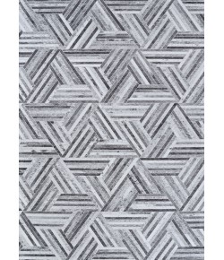 Couristan Prairie Grey Black 2882/3514 3 ft. 9 in. X 5 ft. 5 in. Rectangle Rug