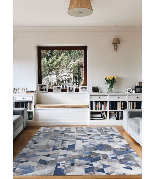 Couristan Prairie Falsterbo 5' x 8' Denim  Area Rug