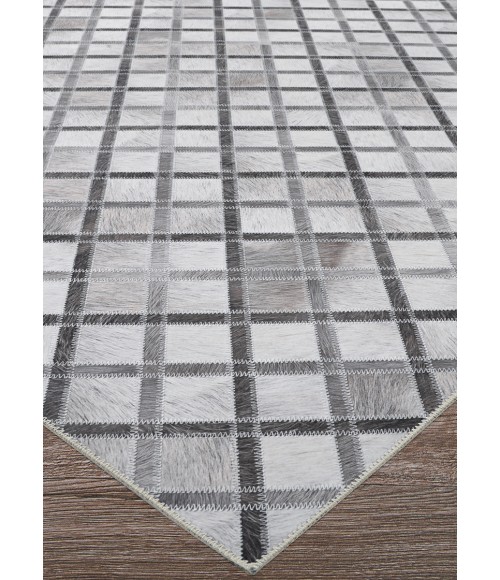 Couristan Prairie Grey Ivory 2885/3007 2 ft. 3 in. X 7 ft. 10 in. Rectangle Rug