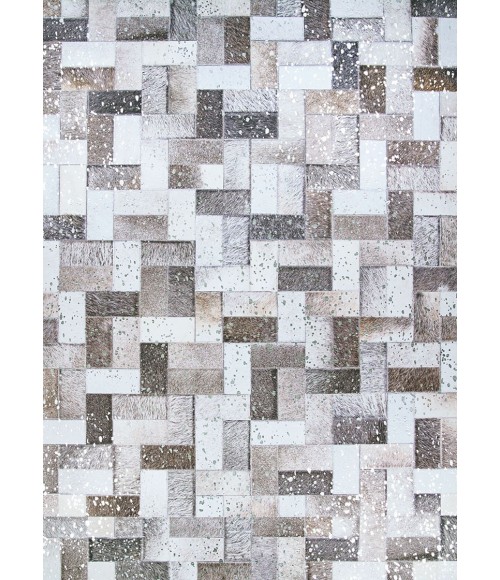 Prairie Area Rug Couristan Prairie Nordic 4' x 6' Grey-Brown/No Foil Area Rug