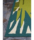 Covington Area Rug Couristan Covington Jungle Leaves 2' x 4' Ivory/Forest Green Area Rug