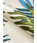 Covington Area Rug Couristan Covington Jungle Leaves 2' x 4' Ivory/Forest Green Area Rug