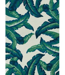 Couristan Covington Palm Leaves Green Area Rug 7 ft. 10 in. X 7 in.10 in. Round