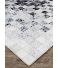 Prairie Area Rug Couristan Prairie Hygee Blocks 4' x 6' Coal/Ice Caps Area Rug