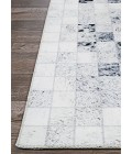 Prairie Area Rug Couristan Prairie Hygee Blocks 4' x 6' Coal/Ice Caps Area Rug