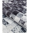 Prairie Area Rug Couristan Prairie Hygee Blocks 4' x 6' Coal/Ice Caps Area Rug