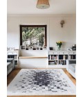 Prairie Area Rug Couristan Prairie Hygee Blocks 4' x 6' Coal/Ice Caps Area Rug