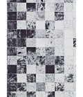 Prairie Area Rug Couristan Prairie Hygee Blocks 4' x 6' Coal/Ice Caps Area Rug
