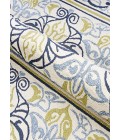 Couristan Covington Pegasus 4' x 6' Ivory/Navy/Lime Area Rug