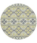 Couristan Covington Pegasus 4' x 6' Ivory/Navy/Lime Area Rug
