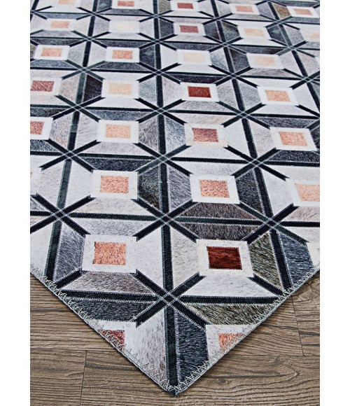 Couristan Prairie Lapland 4' x 6' Hickory/Neautrals  Area Rug