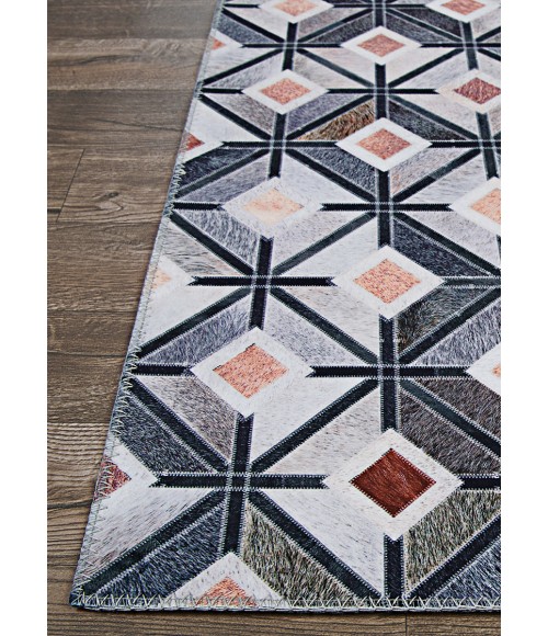 Couristan Prairie Lapland 4' x 6' Hickory/Neautrals  Area Rug