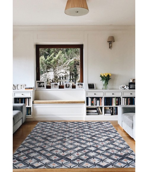 Couristan Prairie Lapland 4' x 6' Hickory/Neautrals  Area Rug