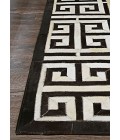 Couristan Chalet Meander 2' x 4' Black/Ivory Area Rug