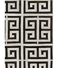 Couristan Chalet Meander 2' x 4' Black/Ivory Area Rug