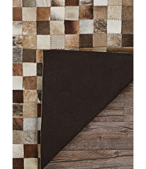 Couristan Chalet Pixels 2' x 4' Brown Area Rug