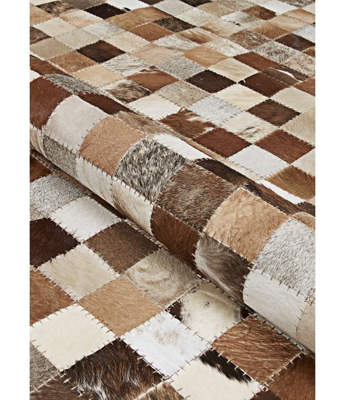 Couristan Chalet Pixels 2' x 4' Brown Area Rug
