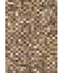 Couristan Chalet Pixels Brown Area Rug 2 ft. X 4 ft. Rectangle