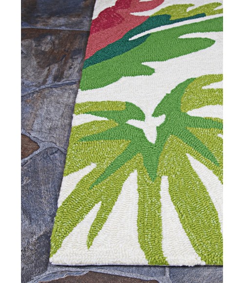 Covington Area Rug Couristan Covington Fiji 4' x 6' Ivory/Multi Area Rug