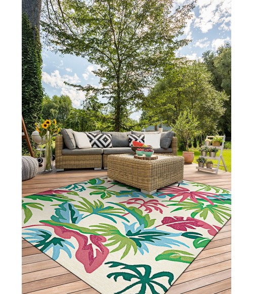 Covington Area Rug Couristan Covington Fiji 4' x 6' Ivory/Multi Area Rug