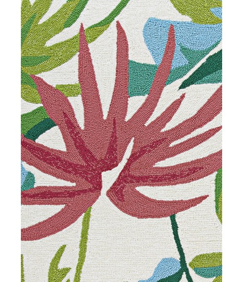 Covington Area Rug Couristan Covington Fiji 4' x 6' Ivory/Multi Area Rug