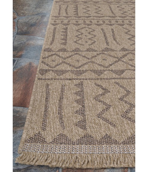 Couristan Naturalistic Natural Rug 3701/1001 5 ft. 3 X 5 ft. 3 in. Round - Rugs Town Couristan Naturalistic Natural/Brown 3701/1001 5 ft. 3 X 5 ft. 3 in. Round Rug