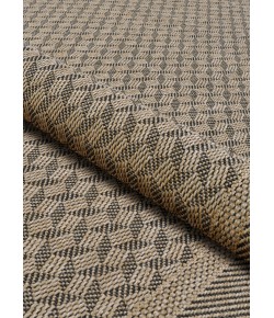 Couristan Naturalistic Natural/Black 3705/1004 5 ft. 3 X 5 ft. 3 in. Round Rug