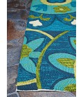 Couristan Covington Rip Tide 9' Runner Ocean/Green Area Rug