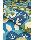 Couristan Covington Rip Tide 5' x 8' Ocean/Green Area Rug