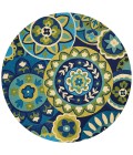 Couristan Covington Rip Tide 9' Runner Ocean/Green Area Rug