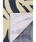 Couristan Covington Palms 4' x 6' Navy Area Rug