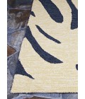 Covington Area Rug Couristan Covington Palms 8' Round Navy Area Rug