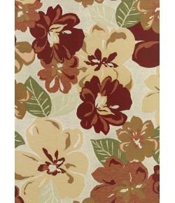 Couristan Dolce Novella Rosebud Area Rug 8 ft. 1 in. X 11 ft. 2 in. Rectangle