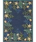 Outdoor Escape Area Rug Couristan Outdoor Escape Sea Water 5' x 8' Ocean/Aqua Area Rug