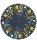 Outdoor Escape Area Rug Couristan Outdoor Escape Sea Water 5' x 8' Ocean/Aqua Area Rug