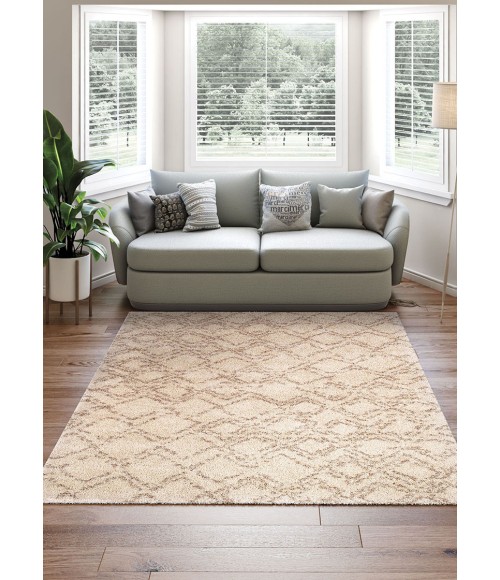 Couristan Bromley Pinnacle 4' x 6' Ivory/Camel Area Rug