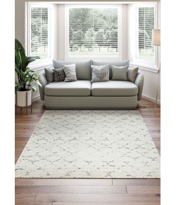 Couristan Bromley Davos Snow/Brown Area Rug 7 ft. 10 in. X 11 ft. 2 in. Rectangle