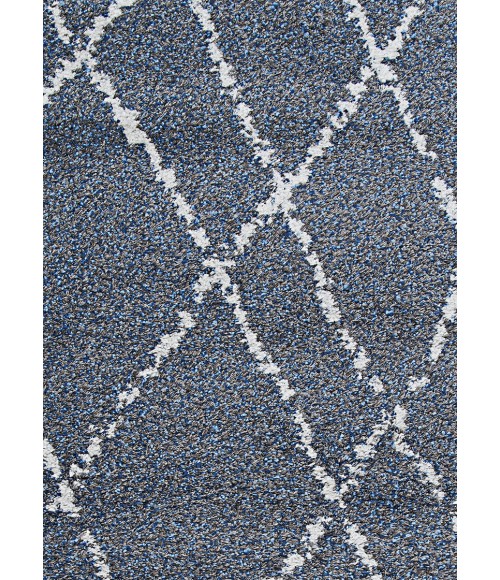 Couristan Bromley Whistler 8' x 11' Blue/Snow Area Rug