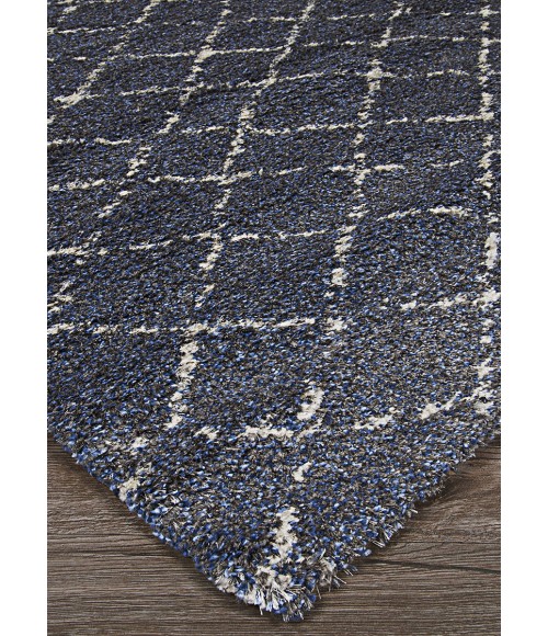 Couristan Bromley Gio 8' x 11' Navy/Grey Area Rug