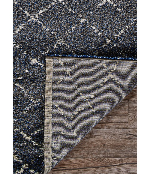 Couristan Bromley Gio 8' x 11' Navy/Grey Area Rug