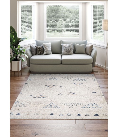 Couristan Bromley Jakarta 8' x 11' Ivory/Caramelblk Area Rug