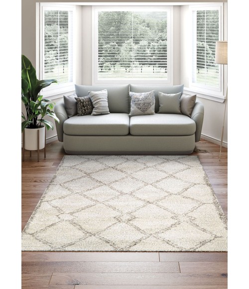 Bromley Area Rug Couristan Bromley Kyoto 2' x 4' Snowflake-Bronze Area Rug