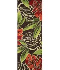 Couristan Covington Areca Palms 4' x 6' Brown/Forest Green Area Rug
