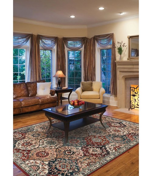 Couristan Old World Classic Antique Red Rug 4373/5430 4 ft. 6 in. X 6 ft. 6 in. Rectangle - Rugs Town Couristan Old World Classic Antique Red 4373/5430 4 ft. 6 in. X 6 ft. 6 in. Rectangle Rug